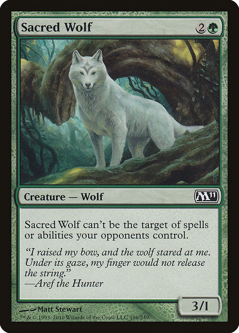 Sacred Wolf [Magic 2011 (M11)] | Gear Gaming Bentonville