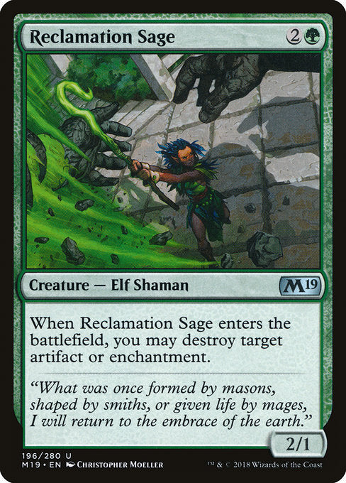 Reclamation Sage [Core Set 2019] | Gear Gaming Bentonville