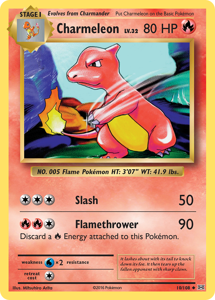 Charmeleon (10/108) [XY: Evolutions] | Gear Gaming Bentonville