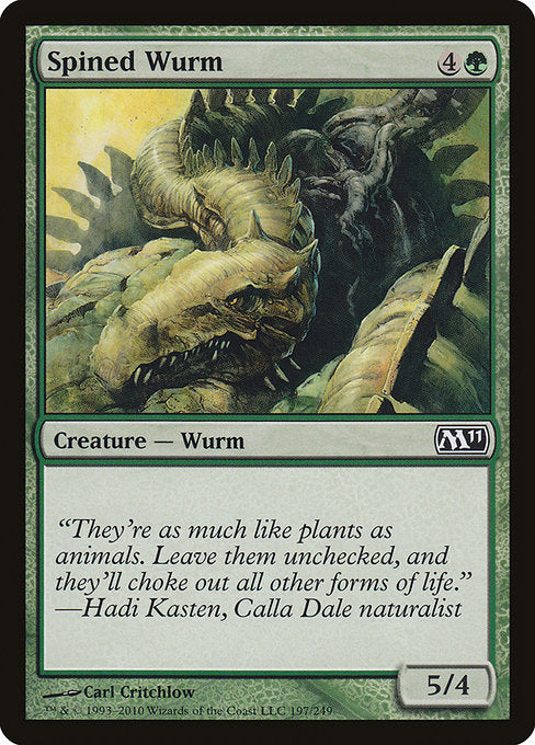 Spined Wurm [Magic 2011 (M11)] | Gear Gaming Bentonville