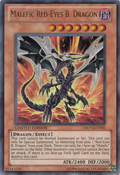 Malefic Red-Eyes B. Dragon [MOV2-EN001] Ultra Rare | Gear Gaming Bentonville