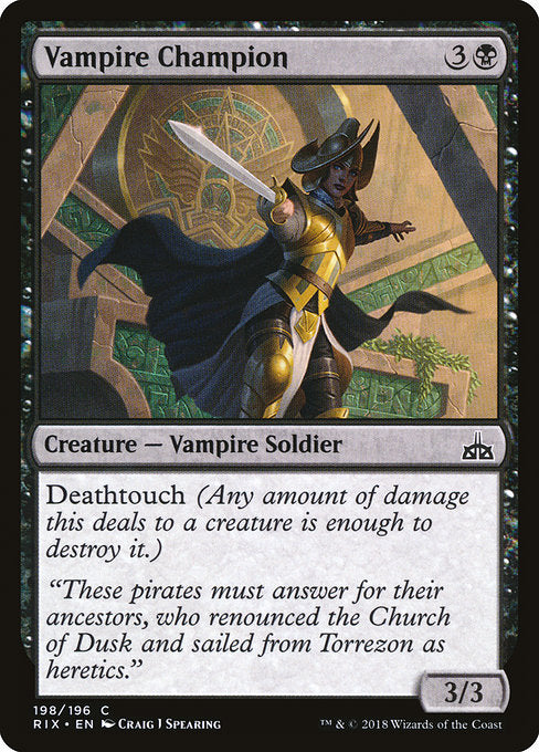 Vampire Champion [Rivals of Ixalan] | Gear Gaming Bentonville