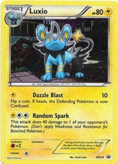 Luxio (BW34) (Cosmos Holo) [Black & White: Black Star Promos] | Gear Gaming Bentonville