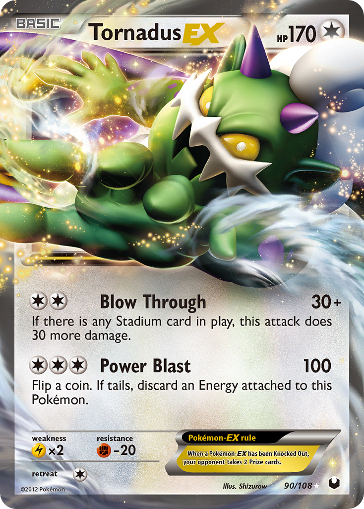 Tornadus EX (90/108) [Black & White: Dark Explorers] | Gear Gaming Bentonville