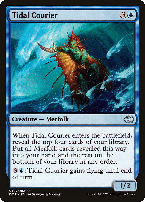 Tidal Courier [Duel Decks: Merfolk vs. Goblins] | Gear Gaming Bentonville