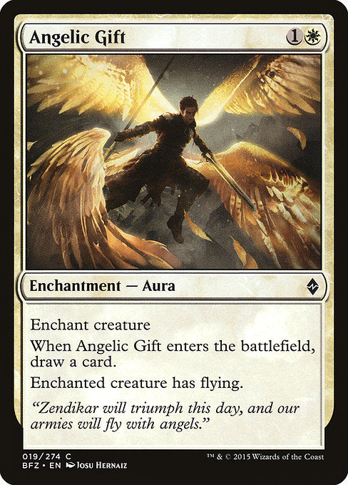 Angelic Gift [Battle for Zendikar] | Gear Gaming Bentonville