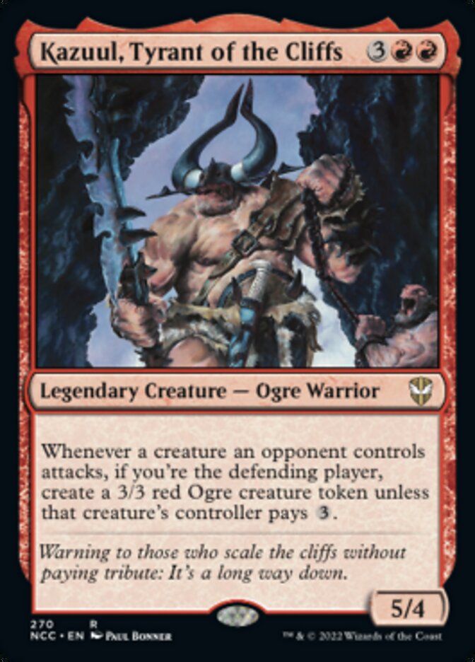 Kazuul, Tyrant of the Cliffs [Streets of New Capenna Commander] | Gear Gaming Bentonville