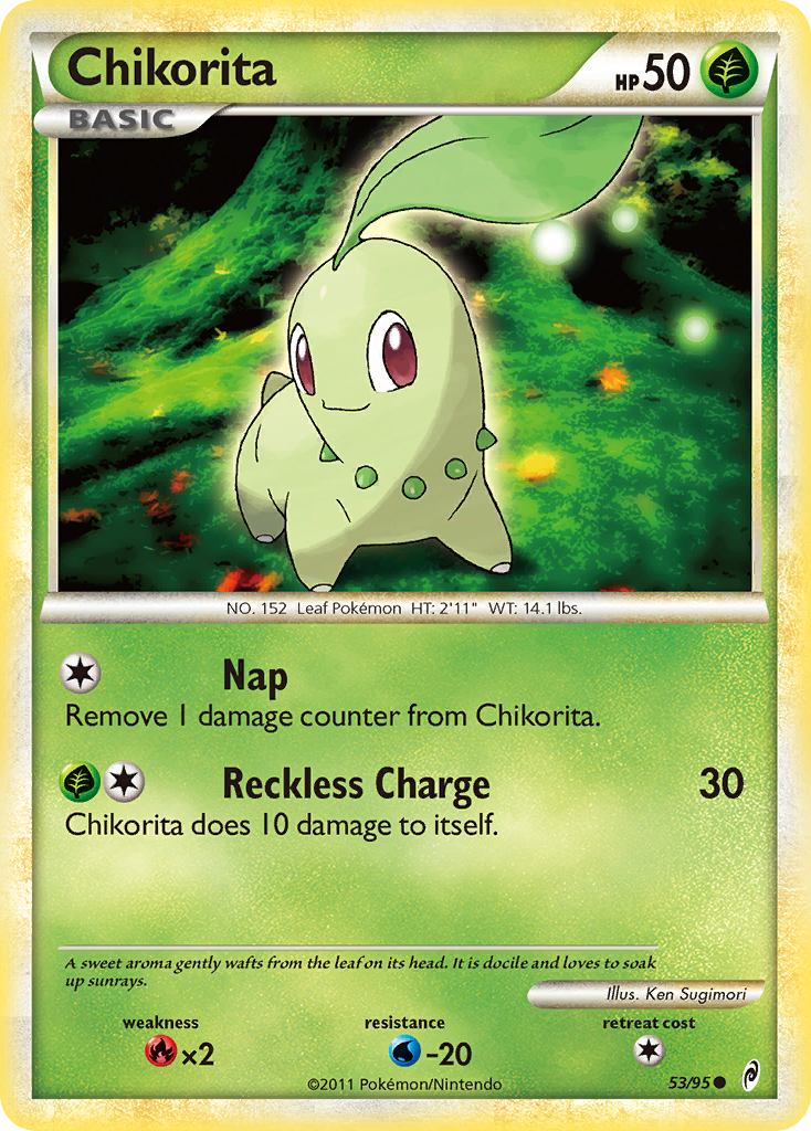 Chikorita (53/95) [HeartGold & SoulSilver: Call of Legends] | Gear Gaming Bentonville