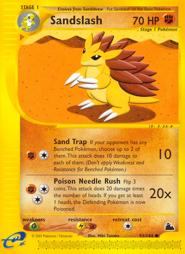 Sandslash (93/144) [Skyridge] | Gear Gaming Bentonville