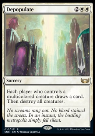 Depopulate (Promo Pack) [Streets of New Capenna Promos] | Gear Gaming Bentonville