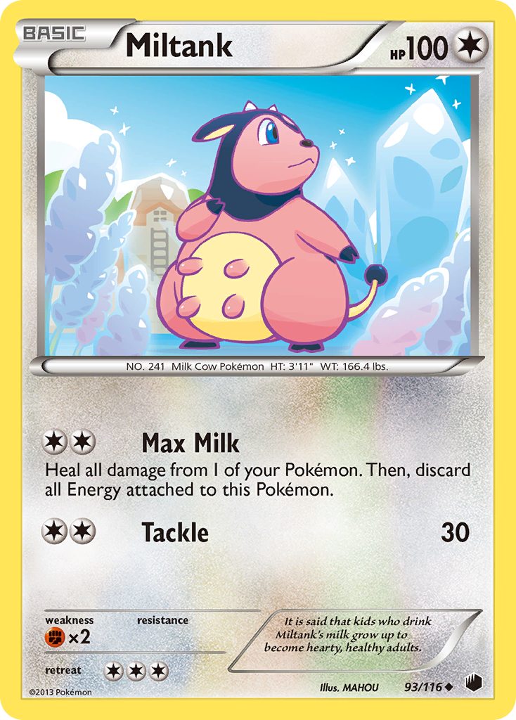 Miltank (93/116) [Black & White: Plasma Freeze] | Gear Gaming Bentonville