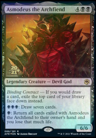 Asmodeus the Archfiend [Dungeons & Dragons: Adventures in the Forgotten Realms Prerelease Promos] | Gear Gaming Bentonville