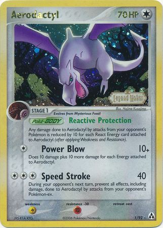 Aerodactyl (1/92) (Stamped) [EX: Legend Maker] | Gear Gaming Bentonville