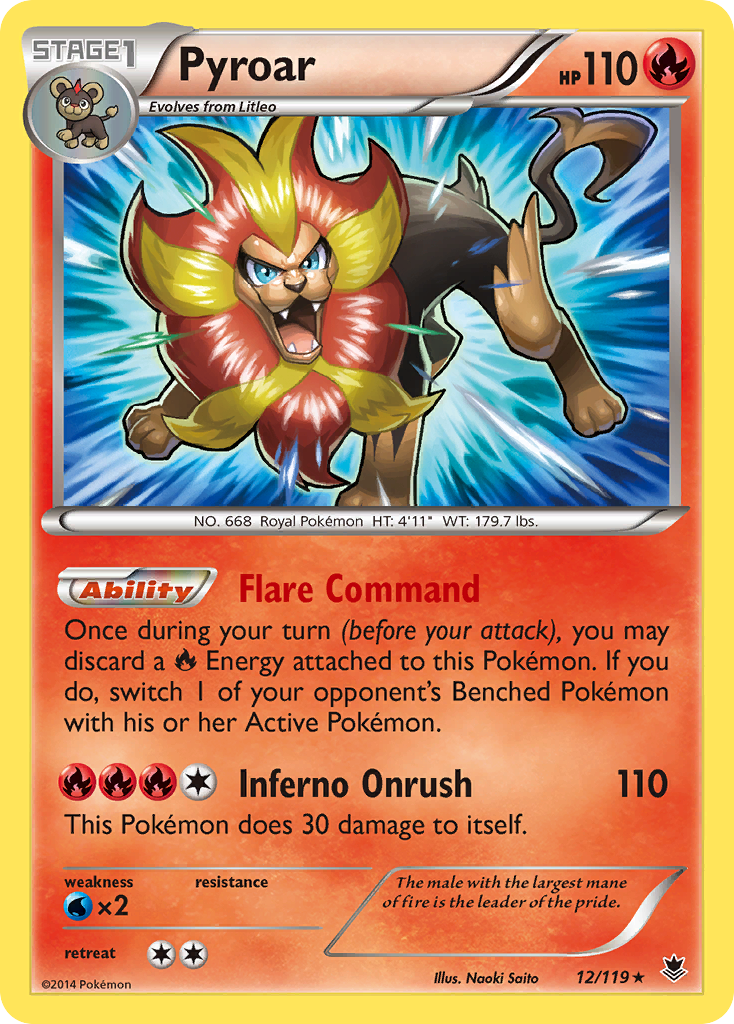 Pyroar (12/119) [XY: Phantom Forces] | Gear Gaming Bentonville