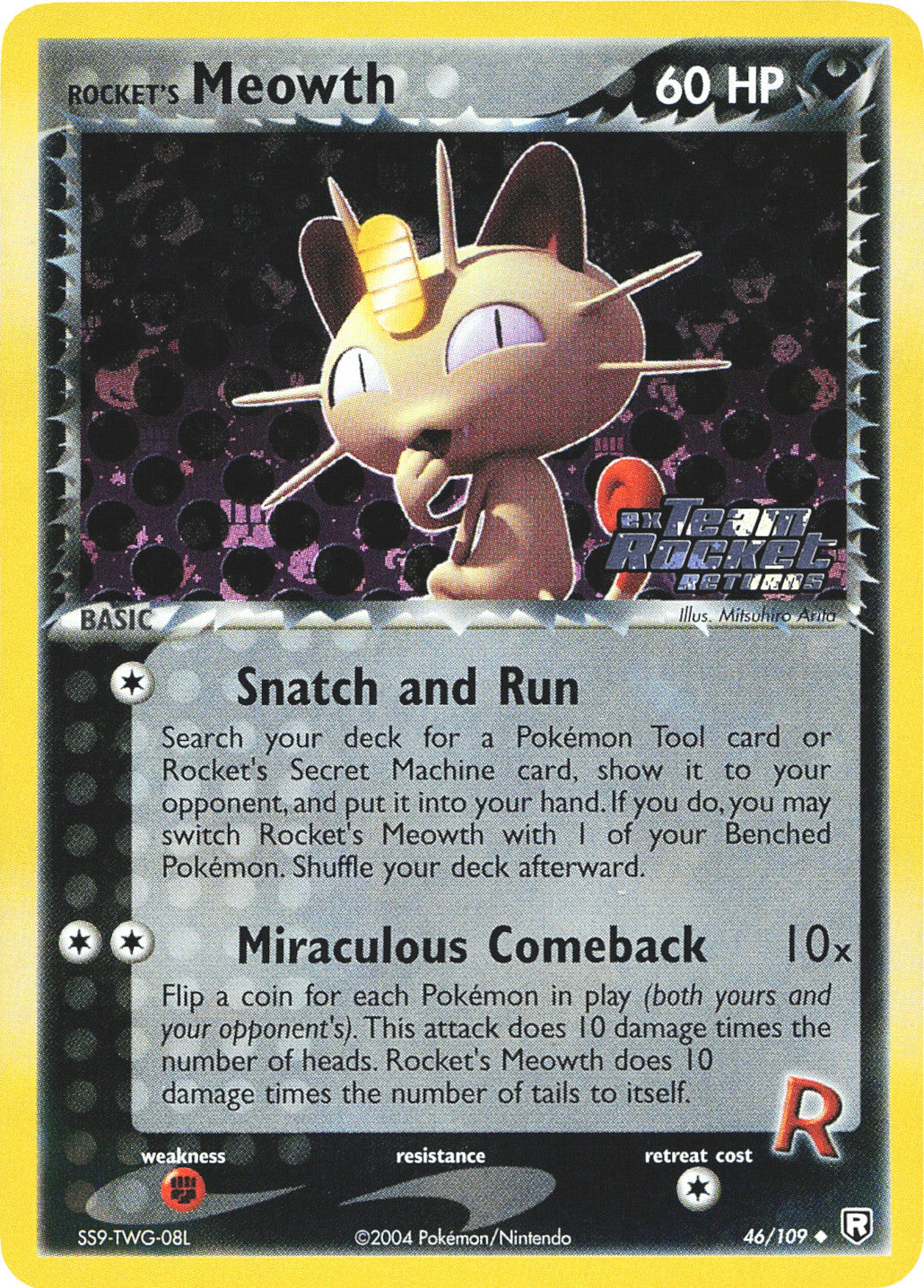 Rocket's Meowth (46/109) (Stamped) [EX: Team Rocket Returns] | Gear Gaming Bentonville