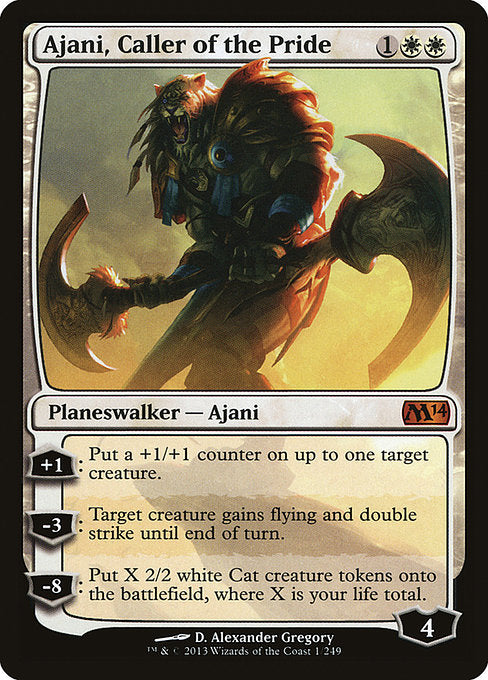 Ajani, Caller of the Pride [Magic 2014 (M14)] | Gear Gaming Bentonville