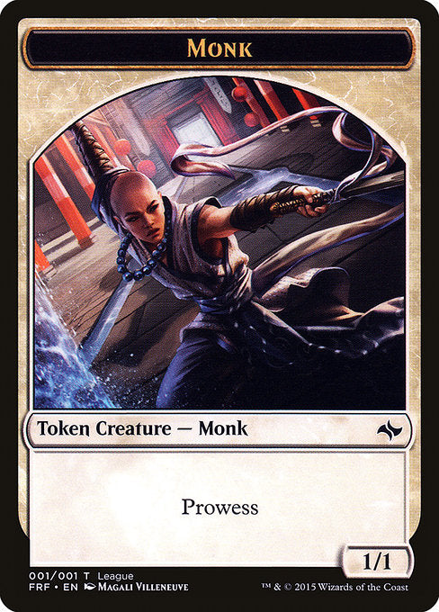 Monk Token (League) [Unique and Miscellaneous Promos] | Gear Gaming Bentonville