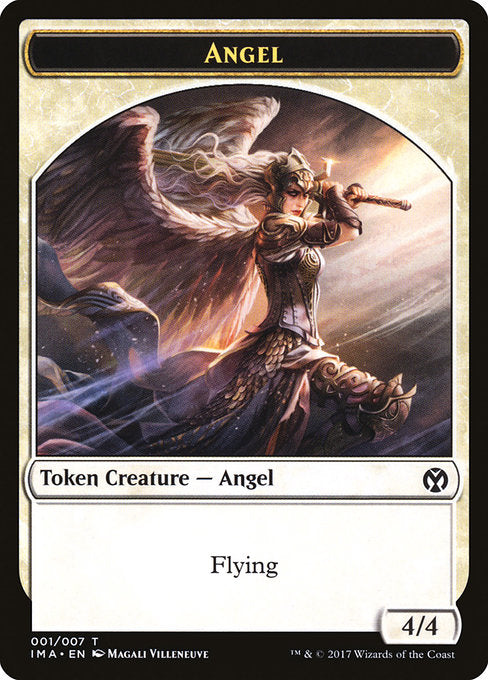 Angel Token (001) [Iconic Masters] | Gear Gaming Bentonville