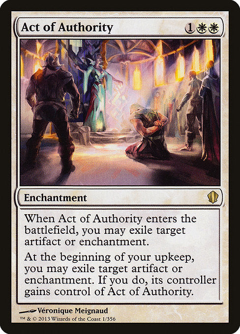 Act of Authority [Commander 2013] | Gear Gaming Bentonville