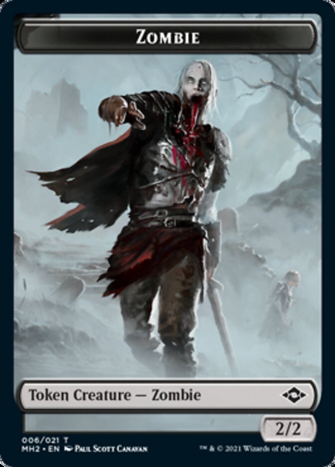 Zombie Token [Modern Horizons 2 Tokens] | Gear Gaming Bentonville