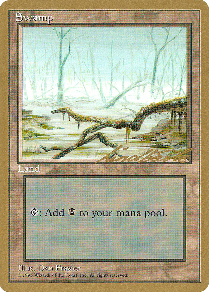 Swamp (ll372) (Leon Lindback) [Pro Tour Collector Set] | Gear Gaming Bentonville