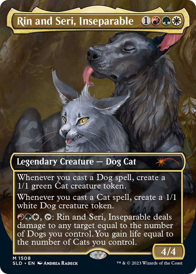 Rin and Seri, Inseparable (1508) // Rin and Seri, Inseparable [Secret Lair Commander Deck: Raining Cats and Dogs] | Gear Gaming Bentonville