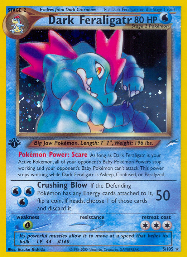 Dark Feraligatr (5/105) [Neo Destiny 1st Edition] | Gear Gaming Bentonville