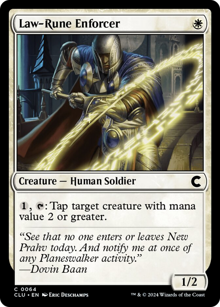 Law-Rune Enforcer [Ravnica: Clue Edition] | Gear Gaming Bentonville