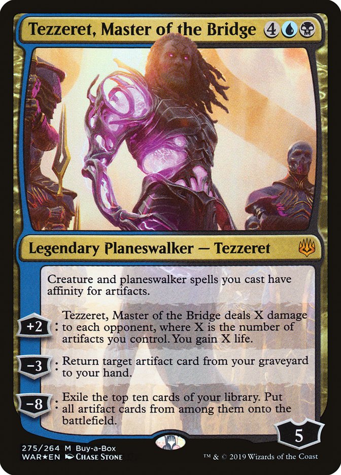 Tezzeret, Master of the Bridge (Buy-A-Box) [War of the Spark] | Gear Gaming Bentonville