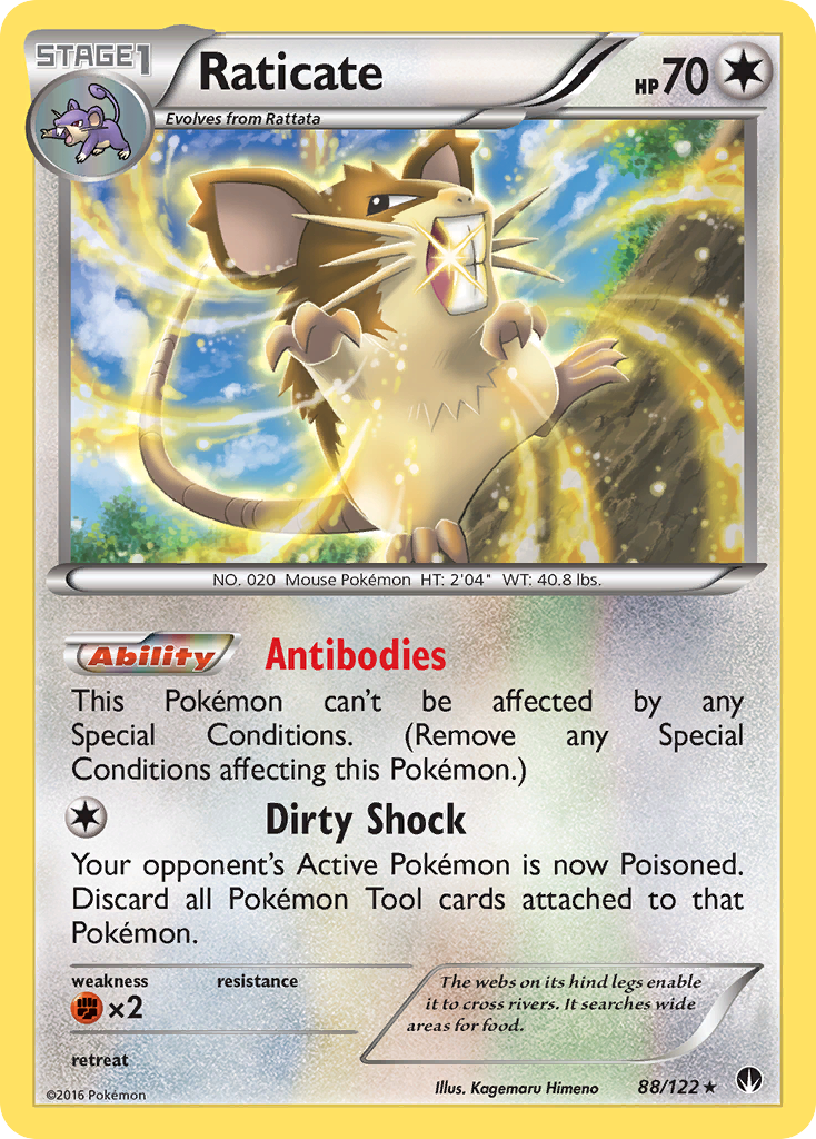 Raticate (88/122) [XY: BREAKpoint] | Gear Gaming Bentonville