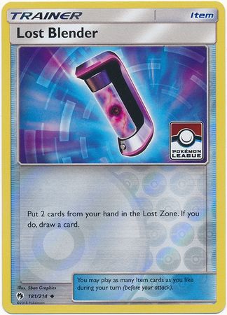 Lost Blender (181/214) (League Promo) [Sun & Moon: Lost Thunder] | Gear Gaming Bentonville