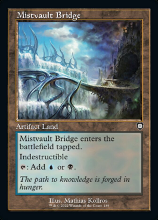 Mistvault Bridge (Retro) [The Brothers' War Commander] | Gear Gaming Bentonville