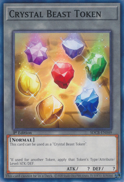Crystal Beast Token [SDCB-EN049] Common | Gear Gaming Bentonville