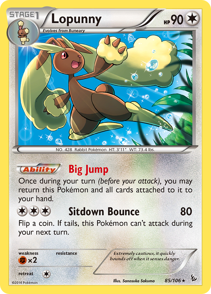 Lopunny (85/106) [XY: Flashfire] | Gear Gaming Bentonville