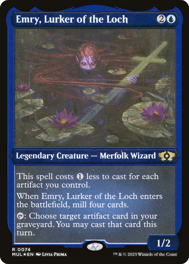 Emry, Lurker of the Loch (Foil Etched) [Multiverse Legends] | Gear Gaming Bentonville