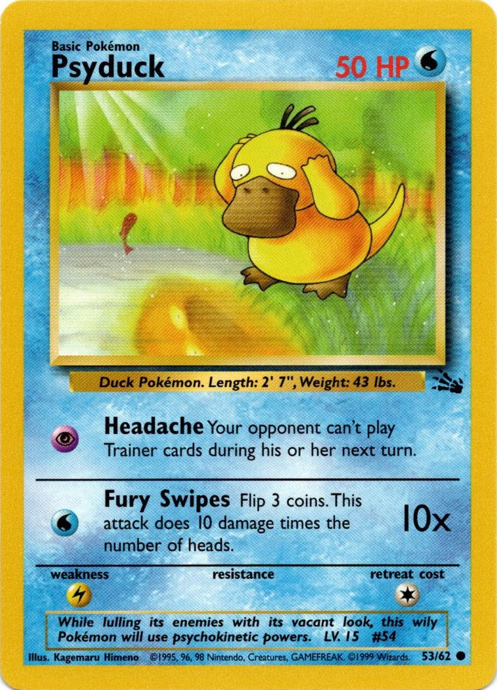 Psyduck (53/62) [Fossil Unlimited] | Gear Gaming Bentonville