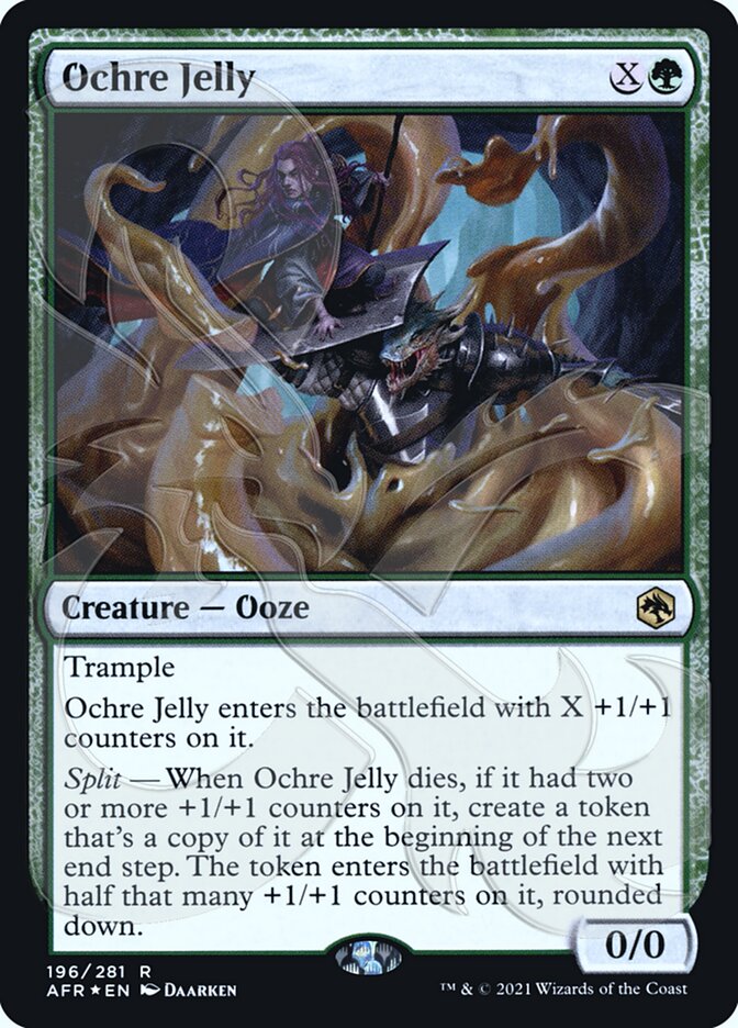 Ochre Jelly (Ampersand Promo) [Dungeons & Dragons: Adventures in the Forgotten Realms Promos] | Gear Gaming Bentonville