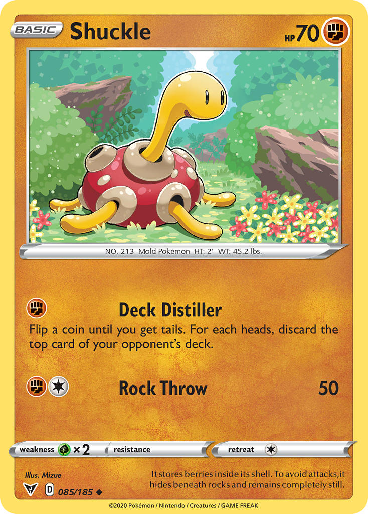 Shuckle (085/185) [Sword & Shield: Vivid Voltage] | Gear Gaming Bentonville