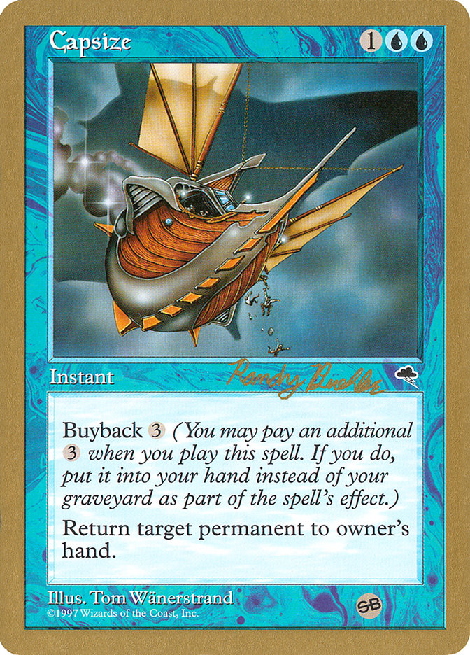 Capsize (Randy Buehler) (SB) [World Championship Decks 1998] | Gear Gaming Bentonville