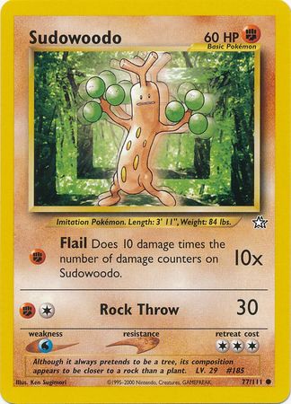 Sudowoodo (77/111) [Neo Genesis Unlimited] | Gear Gaming Bentonville