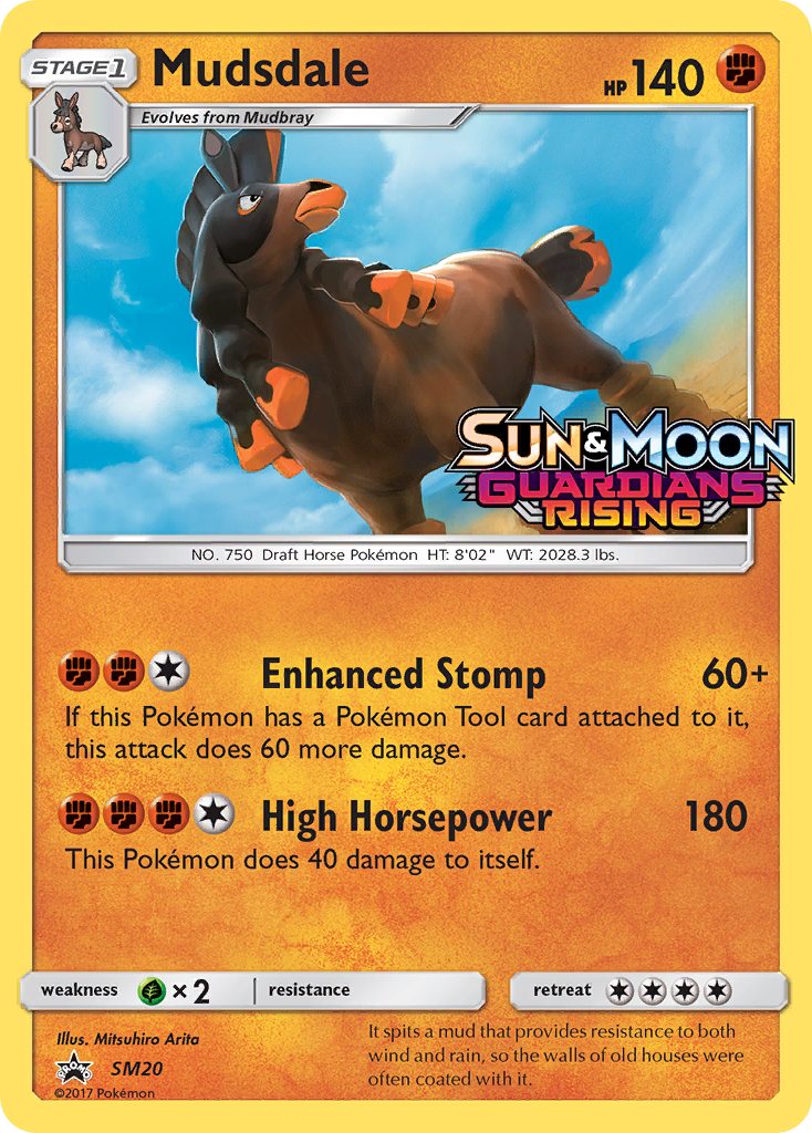 Mudsdale (SM20) [Sun & Moon: Black Star Promos] | Gear Gaming Bentonville