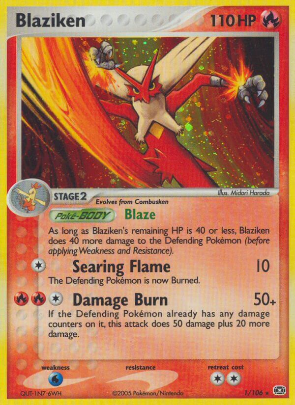 Blaziken (1/106) (Theme Deck Exclusive) [EX: Emerald] | Gear Gaming Bentonville