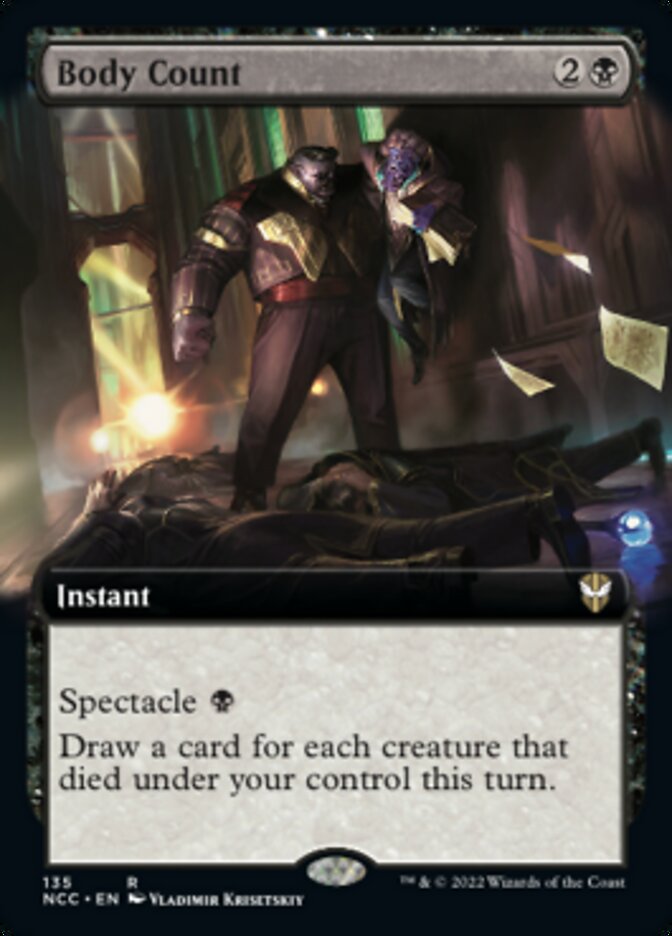 Body Count (Extended Art) [Streets of New Capenna Commander] | Gear Gaming Bentonville