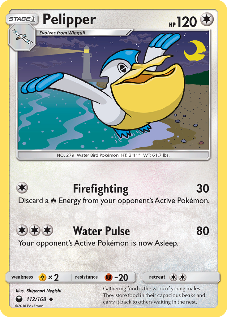 Pelipper (112/168) [Sun & Moon: Celestial Storm] | Gear Gaming Bentonville