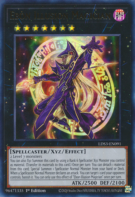 Ebon Illusion Magician [LDS3-EN091] Ultra Rare | Gear Gaming Bentonville