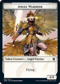 Angel Warrior // Hydra Double-sided Token [Zendikar Rising Tokens] | Gear Gaming Bentonville