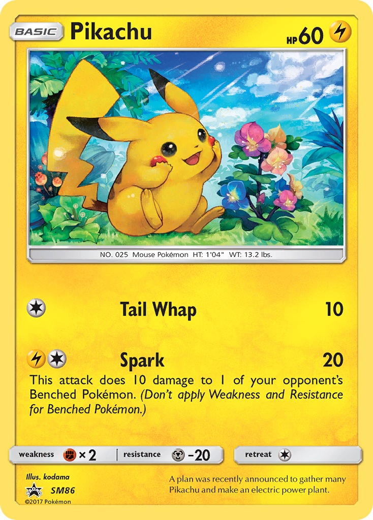 Pikachu (SM86) [Sun & Moon: Black Star Promos] | Gear Gaming Bentonville