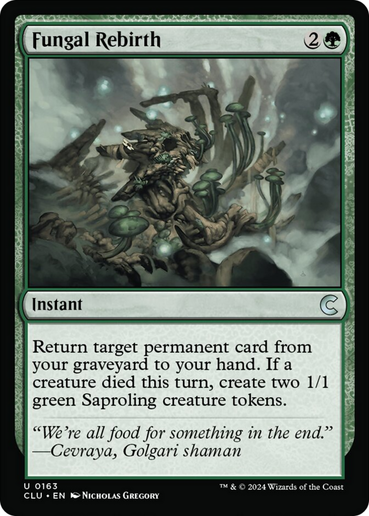 Fungal Rebirth [Ravnica: Clue Edition] | Gear Gaming Bentonville