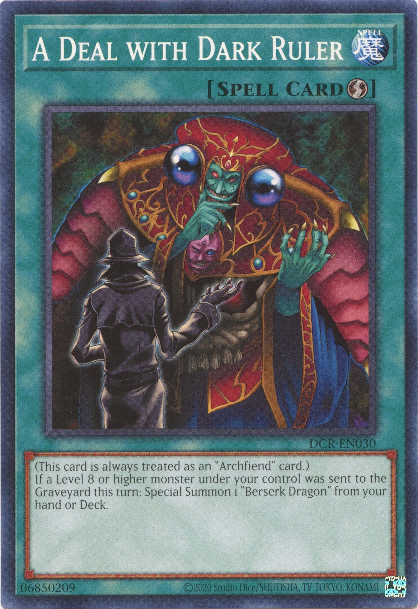 A Deal with Dark Ruler (25th Anniversary) [DCR-EN030] Common | Gear Gaming Bentonville