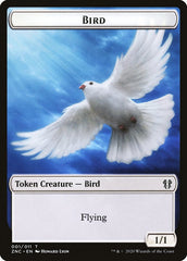 Bird // Kor Ally Double-sided Token [Zendikar Rising Commander Tokens] | Gear Gaming Bentonville